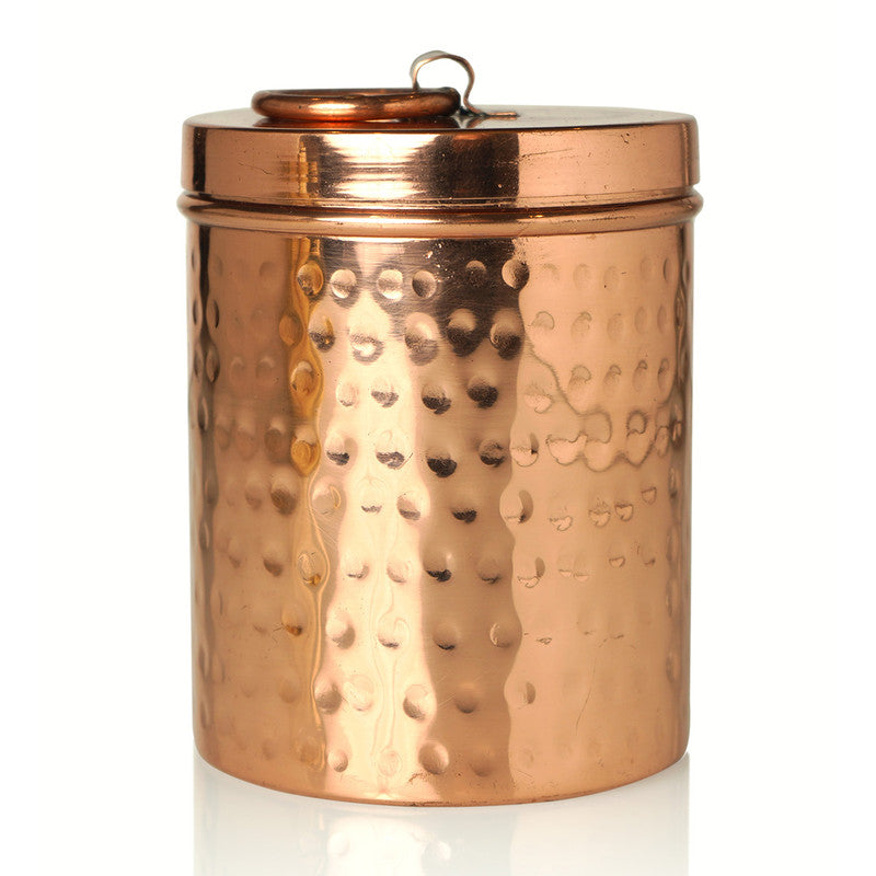 Ohria Ayurveda Brass Soy Wax Candle | Raatrani & Mint | 230 g