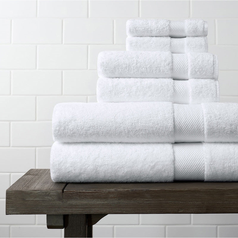 Organic Cotton Towel |Set of 6 | White By Amouve