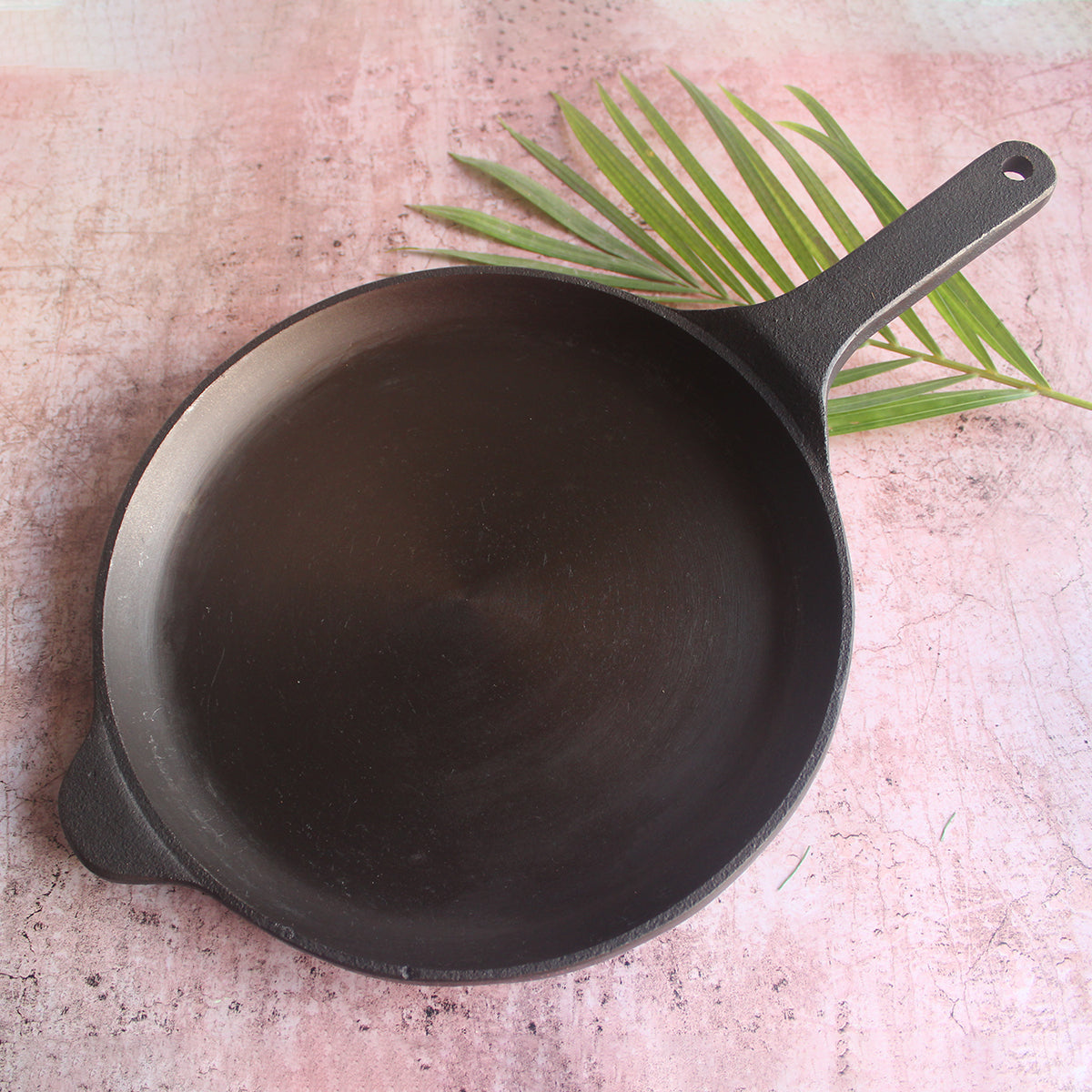 Cast Iron Frying Pan | Black | 10 Inches By EarthBound