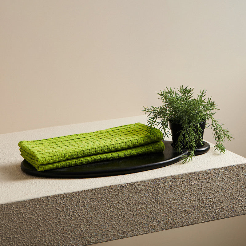 Cotton Hand Towel | Super-Absorbent | Spring Green | 40 x 60 cm