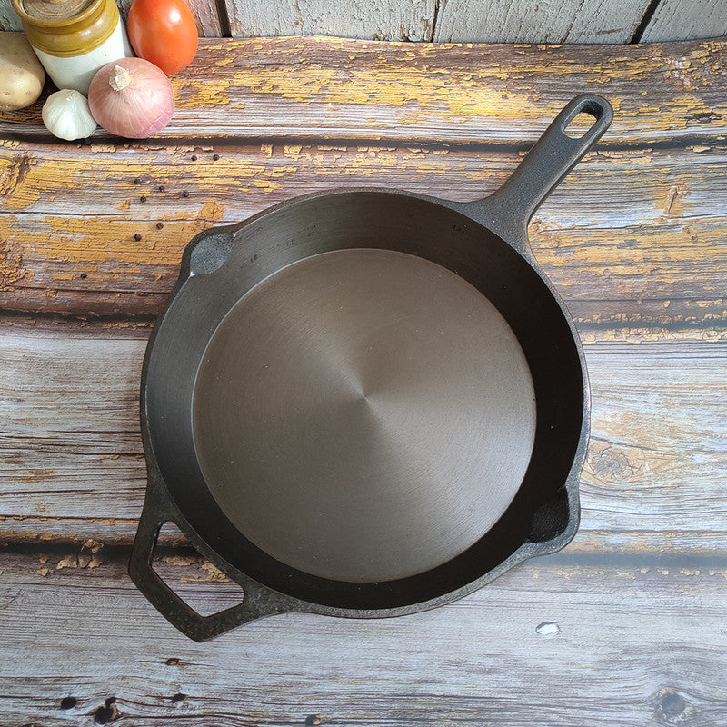 Cast Iron smooth Skillet | Dia 10 inch By EarthBound