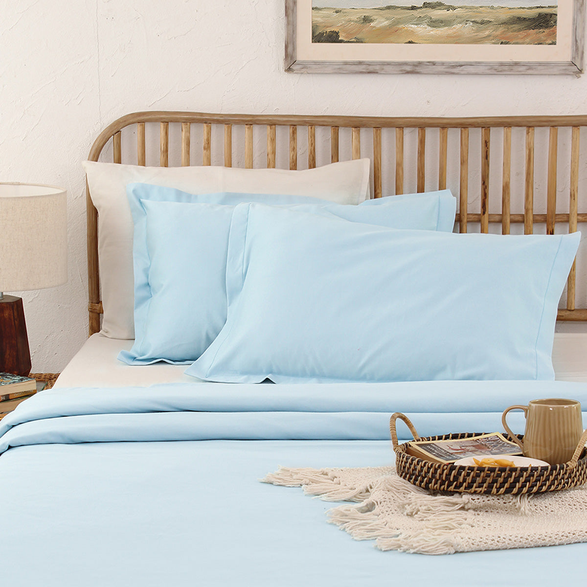 Cotton Duvet Covers | Solid Design | Blue