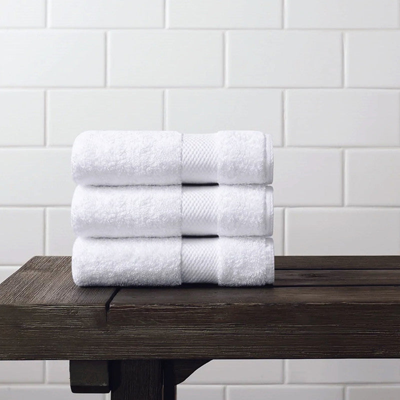 Organic Cotton Face Towel | Set of 3| White By Amouve