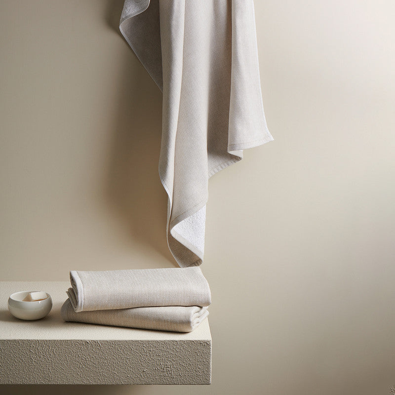 Bamboo Towel | Bath Towel | Bamboo Cotton | Beige | 70 x 140 cm By Oodaii