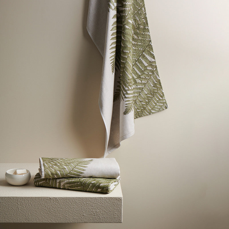 Bamboo Towel | Bath Towel | Bamboo Cotton | Green | 70 x 140 cm By Oodaii