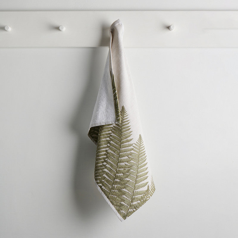 Bamboo Hand Towel | Bamboo Towel | Bamboo Cotton | Soft & Supple | Green | 40 x 60 cm By Oodaii