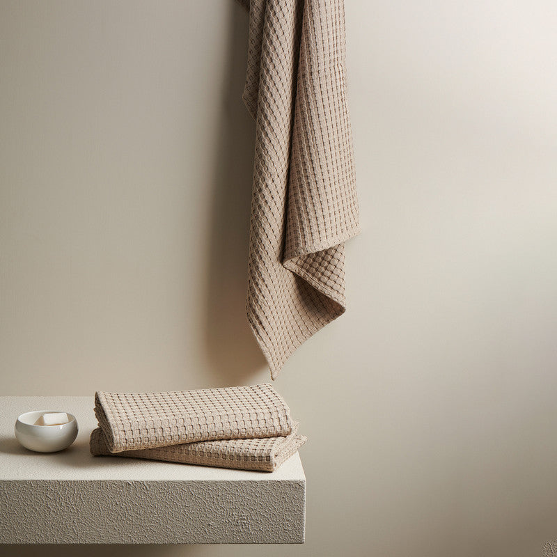 Bamboo Towel | Bath Towel | Bamboo Cotton | Beige | 70 x 140 cm By Oodaii