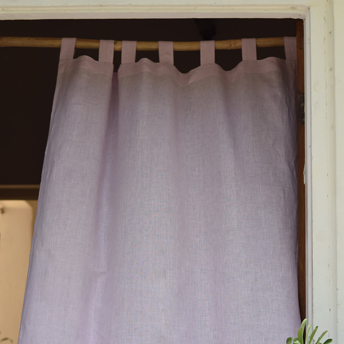 Linen Curtain | Solid | Purple By Taru Jaipur