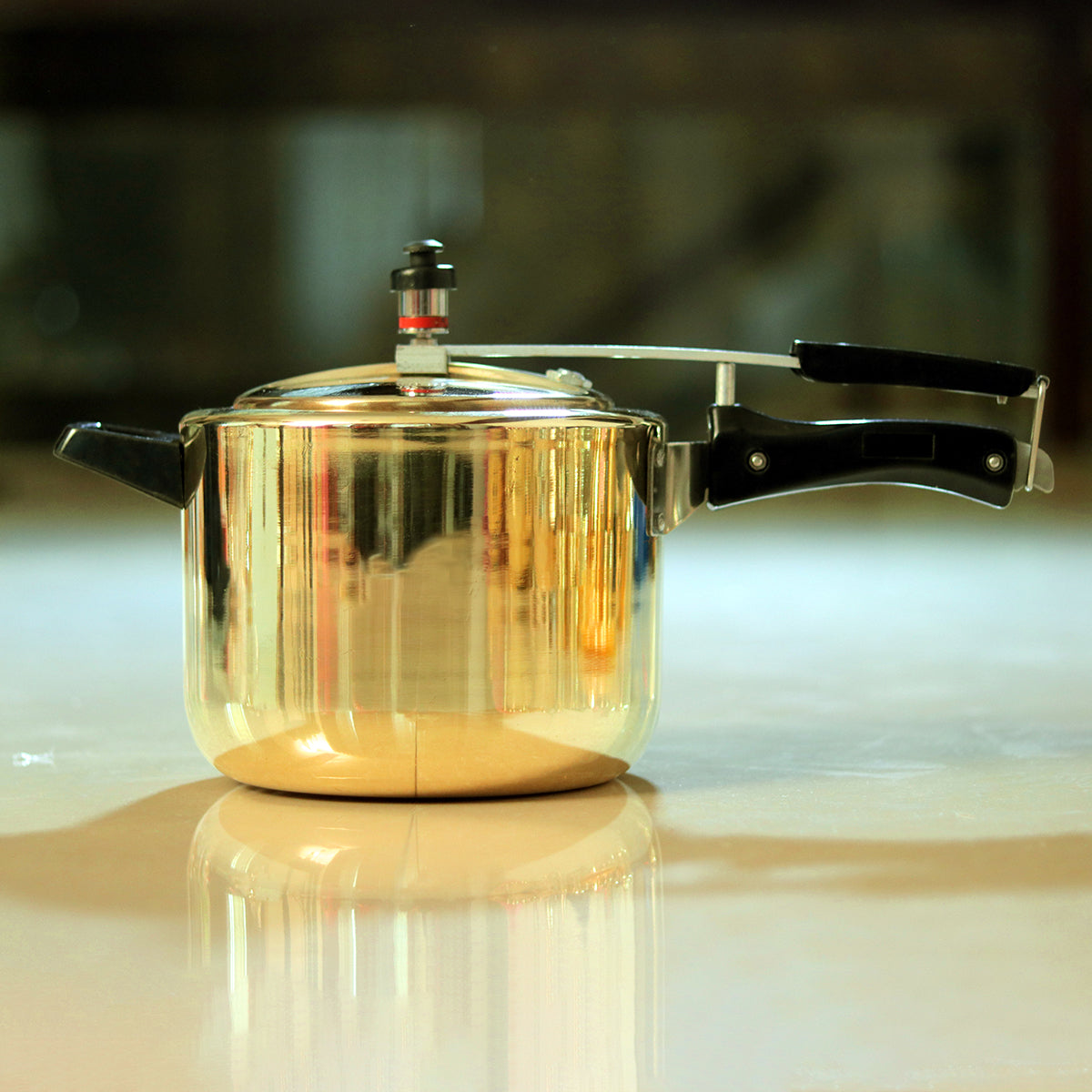 Brass Cooker | Kalai Coated By Indian Bartan