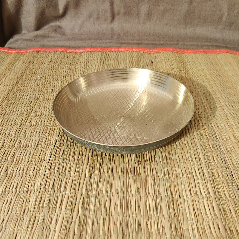 Kansa Side Plate | 6.5 Inches By Kansyam Metalex