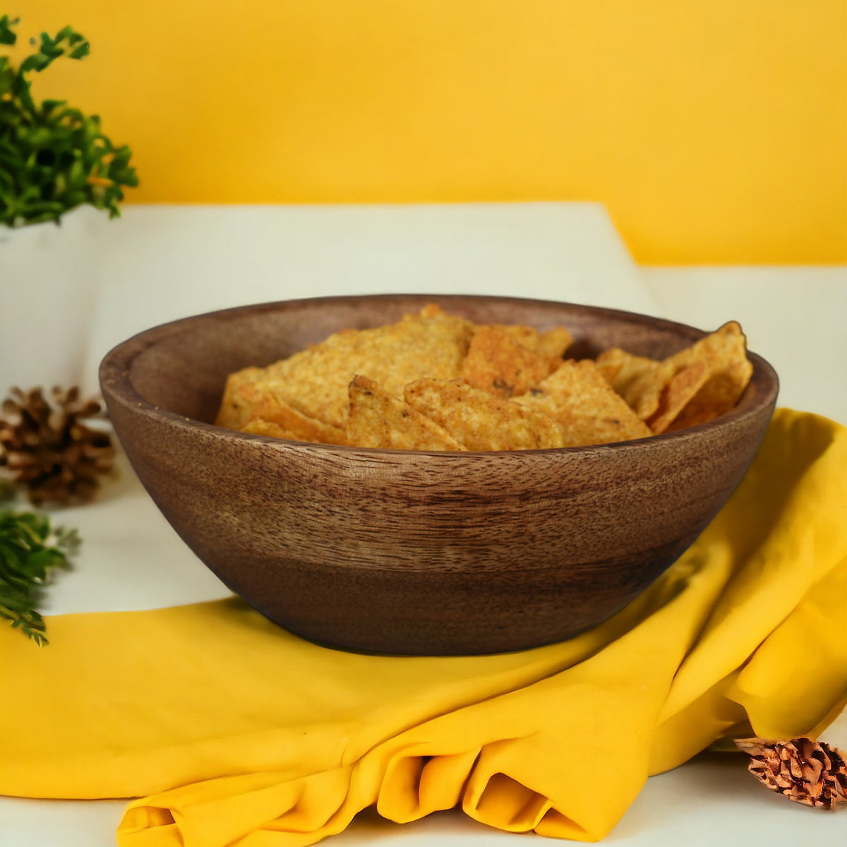 Wooden Snack Bowl | Brown