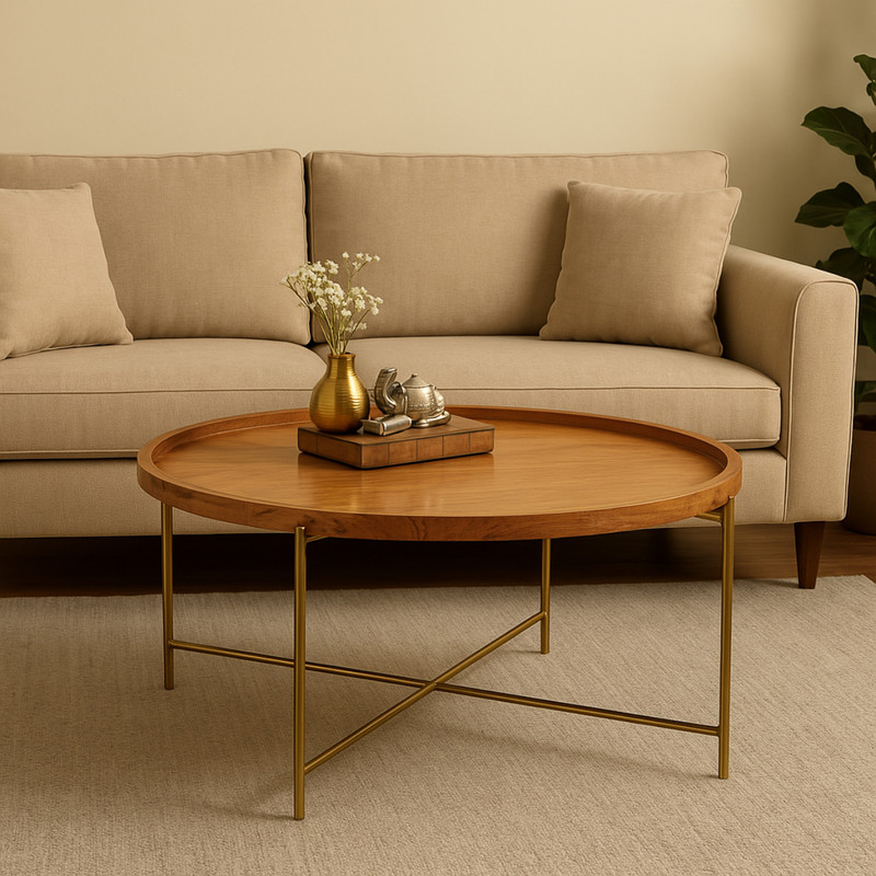Rusha Coffee Table 16 Inch By Manor House