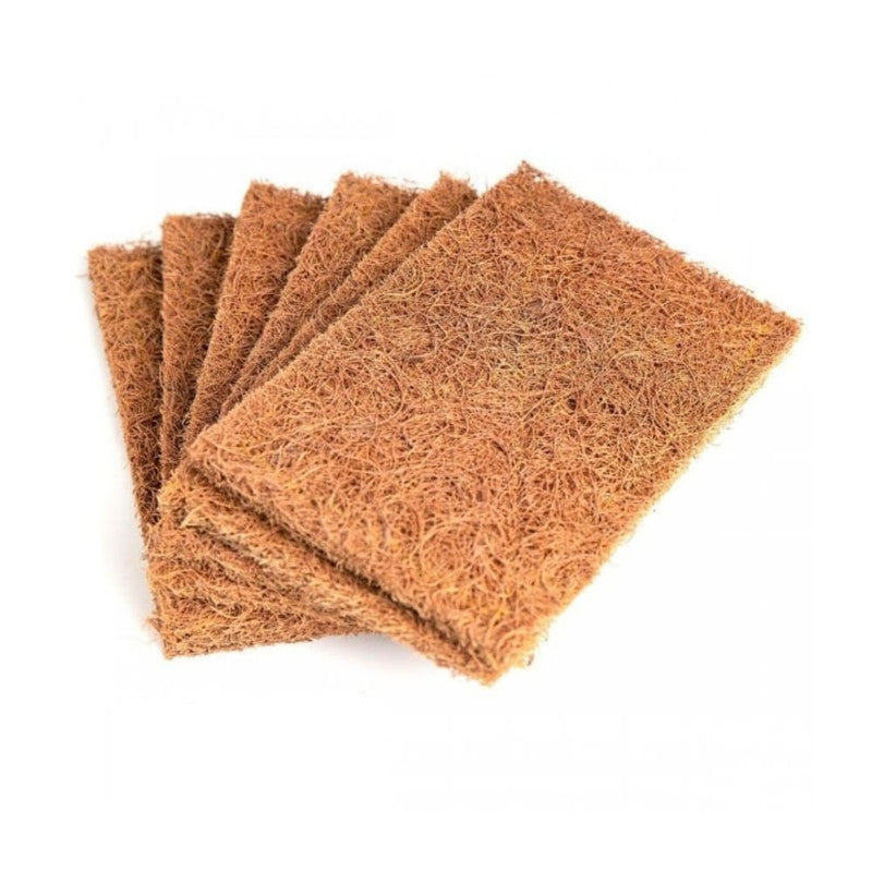 Coir Dish Wash Scrubber | Kitchen Scrubber | Beige By Onearth