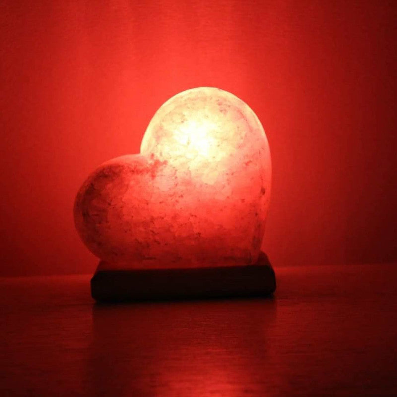 Himalayan Salt Lamp | Heart Shape | Pink By Onearth