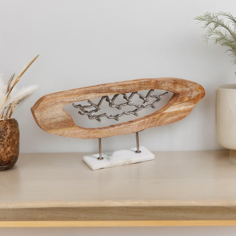 Wooden Bird Nest Stand By Manor House