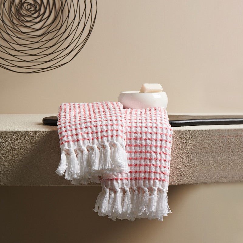 Cotton Hand Towel | Soft-Absorbent | Peach | 40 x 60 cm