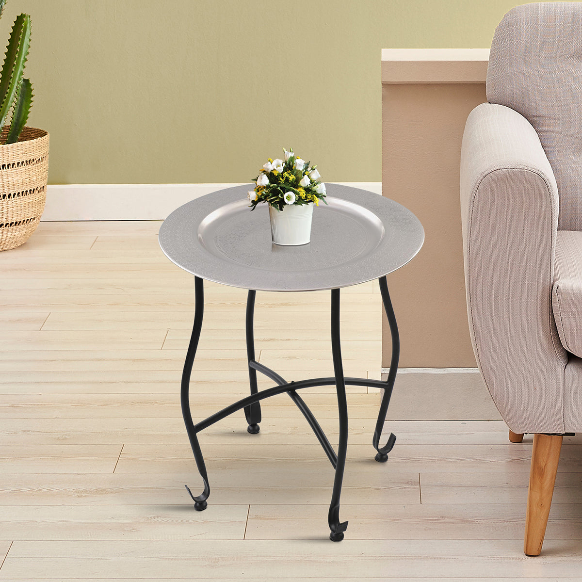 Iron Knock Down Table