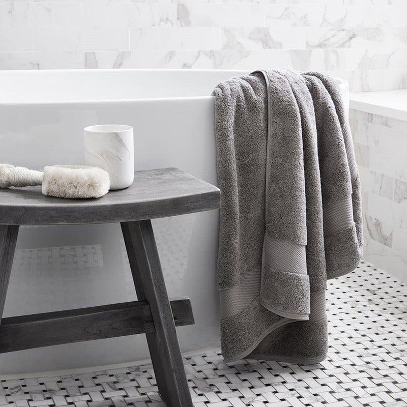 Organic Cotton Bath Towel | Stone Grey By Amouve