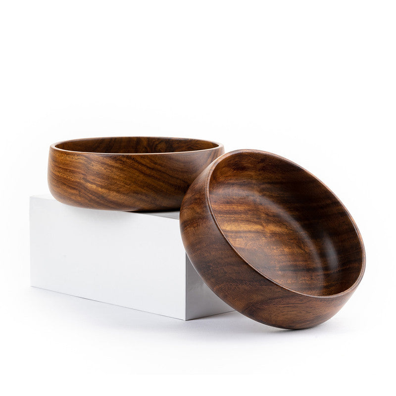 Wooden Bowl | Sheesham Wood | Set of 2 By Think Artly