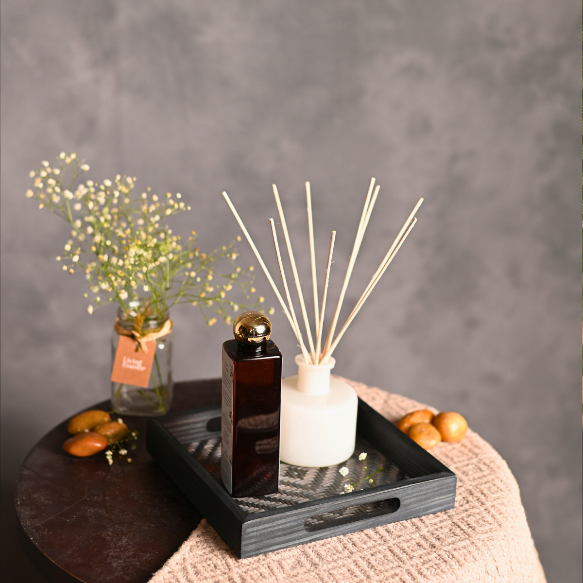 Bamboo Serving Tray | Black