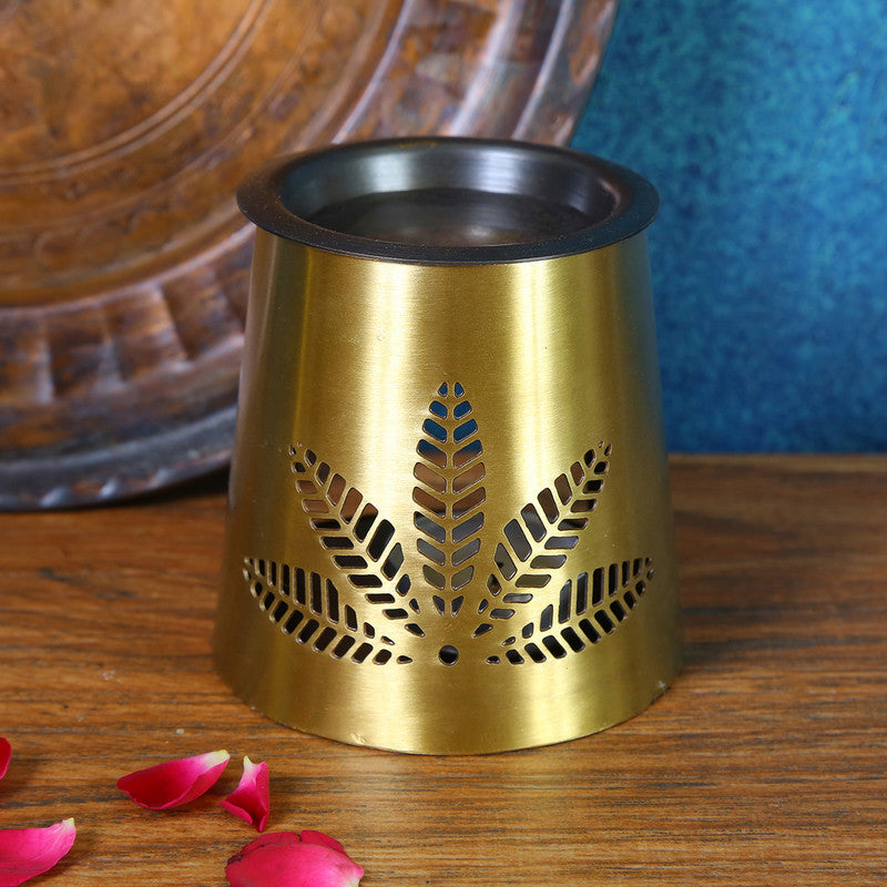 Festive Gifts | Brass Diffuser | Antique Gold Finish By Nakshikathaa