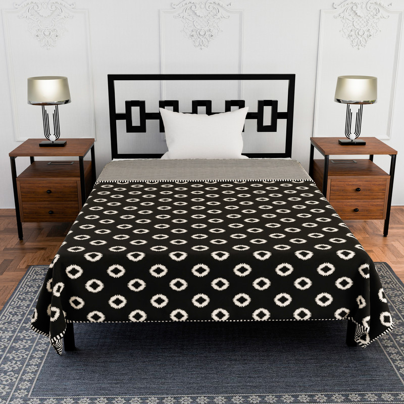 Lightweight Printed Cotton Mulmul Dohar Single Bed Size 60X90 Inches By Jaipur Dohar